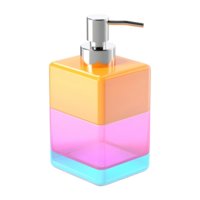 ai gegenereerd 3d renderen van een water of parfum fles Aan transparant achtergrond - ai gegenereerd png