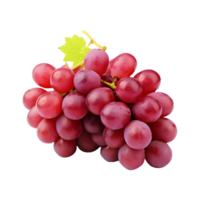 ai gerado roxa uvas com folhas em transparente fundo - ai gerado png