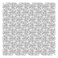 Maze puzzle game vector pattern