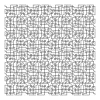 Maze puzzle game vector pattern