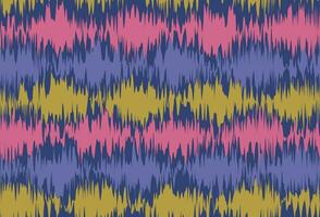 Vector vintage seamless pattern in Ikat style. Vector pattern for holidays in retro style.