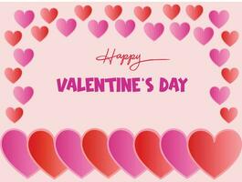 Happy Valentine's Day background vector