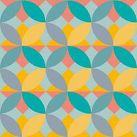 Fabric pattern design for templates. vector