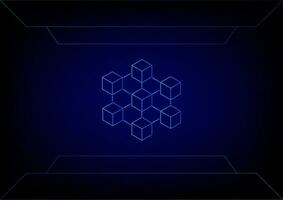Business and technology concept. Cryptocurrency coin and blockchain technology on binary code black background. Big data information exchanges digital currency and online payment. vector