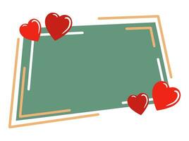 Frame Background Valentines Day Illustration vector