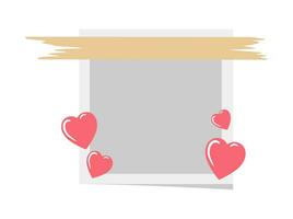 Valentine Frame Background vector