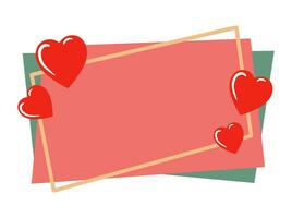 Frame Background Valentines Day Illustration vector