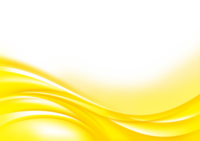 Orange yellow curve wave abstract design background png