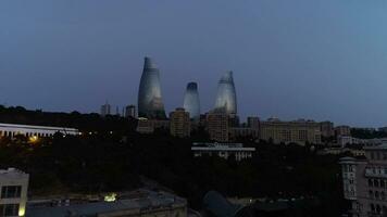 the city of baku, azerbaijan video