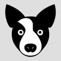 Cute dog vector black and white cartoon character design collection. White background. Pets, Animals.