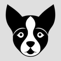 Cute dog vector black and white cartoon character design collection. White background. Pets, Animals.