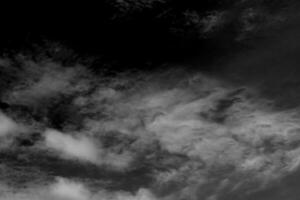 Textured cloud,Abstract white,isolated on black background photo