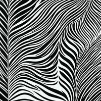 Zebra pattern striped line texture pattern illustration vector