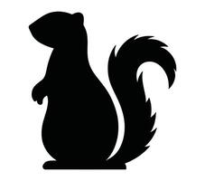 African ground squirrel vector. African ground squirrel vector icon in flat style.