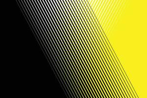 Thin straight line smooth transition from black to orange line pattern background. vector
