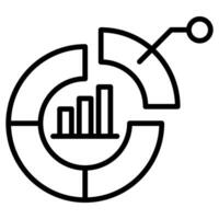 Market Segmentation icon line vector illustration