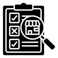 Market Assessment icon line vector illustration