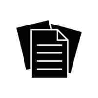 papers icon vector design template simple and clean