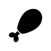 chicken meat icon vector design template simple and clean
