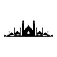 Mosque icon. Flat illustration of mosque vector icon for web design