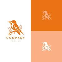 Building Aerial Trust Bird Logo Reflecting Brand Values vector