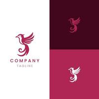 Crafting Skyward Image Bird Logo Depicting Unique Personality vector