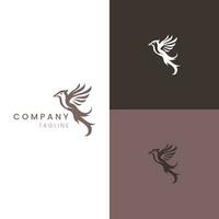 Wings of Trust Visually Striking Bird Logo Design vector