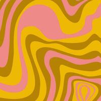 Psychedelic trippy y2k retro background swirl. Simple vector illustration. Groovy wave print. Vintage background. Psychedelic groovy spiral.