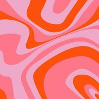 Psychedelic trippy y2k retro background swirl. Simple vector illustration. Groovy wave print. Vintage background. Psychedelic groovy spiral.