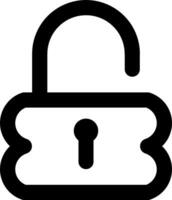 padlock security icon vector