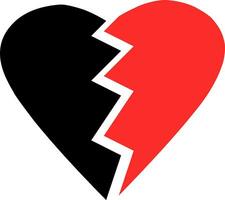 heart break icon break up icon sad icon broken heart icon vector