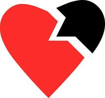 heart break icon break up icon sad icon broken heart icon vector