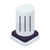 Perfect design icon of greek column vector