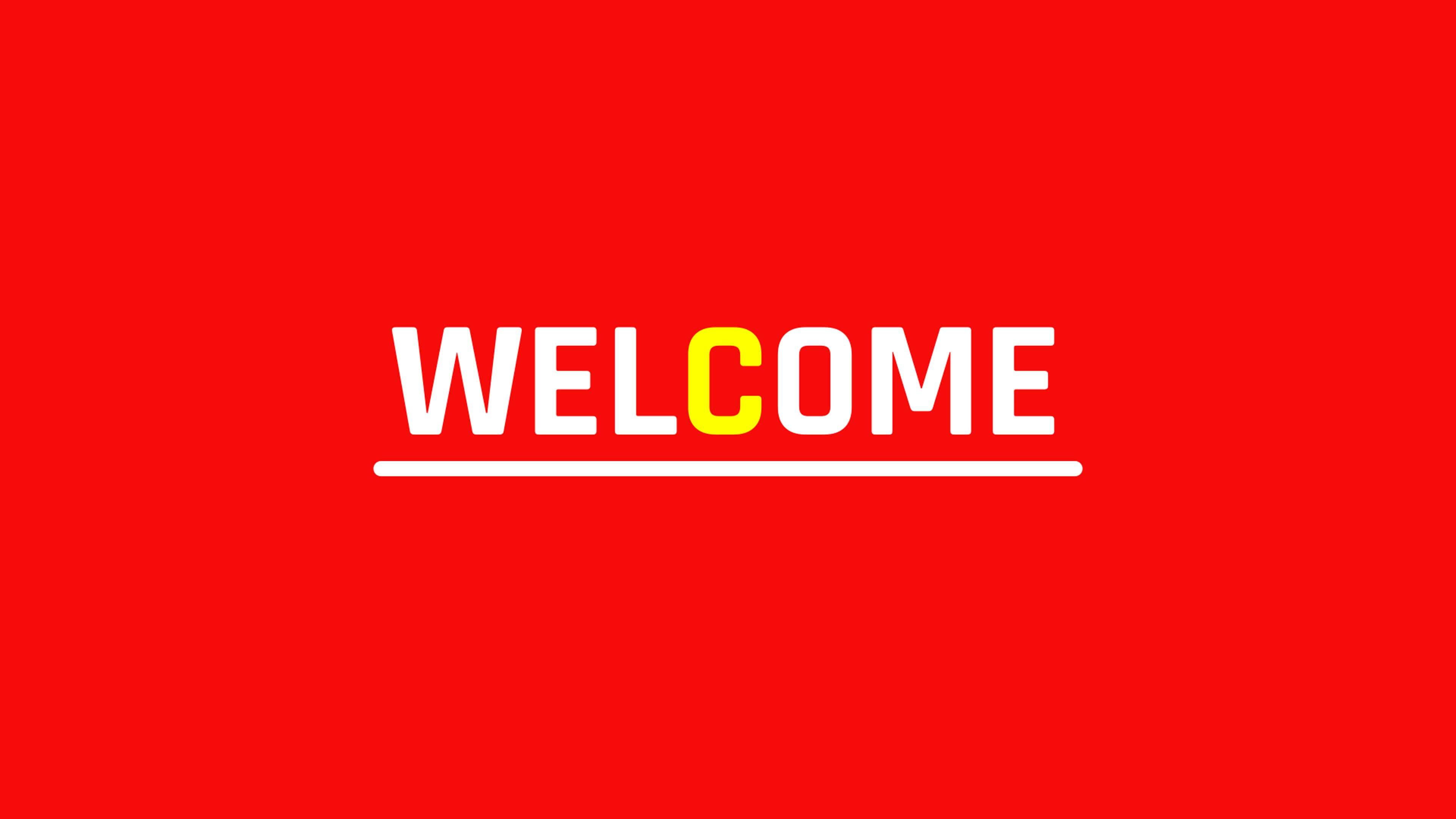 welcome animation sign for intro video 36711784 Stock Video at Vecteezy
