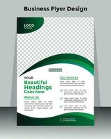 Business flyer design template vector