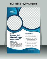 Business flyer design template vector