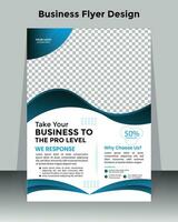Business flyer design template vector