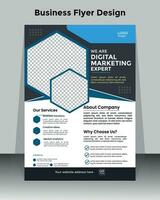 Business flyer design template vector