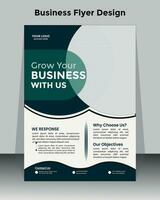 Business flyer design template vector