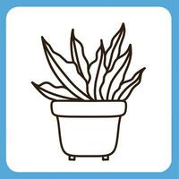 cactus icono vector, plano icono, carrera contorno icono conjunto aislado en blanco antecedentes plano vector ilustración, móvil aplicación negocio icono.