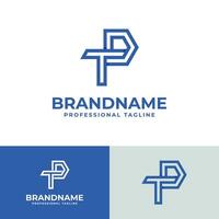 Modern Initials TD Logo, suitable for business with DT or TD initials vector