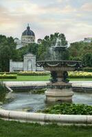 Garden in Vienna, Austria photo