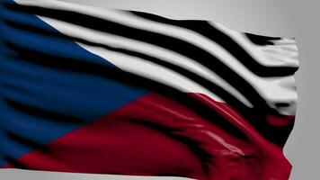 Flag of Czech republic video