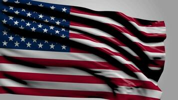 flagga av förenad stat av Amerika video