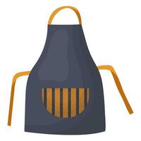 An apron for cooking. Vector illustration on a white background.