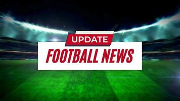 3d intro video for football news