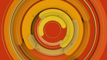 ORANGE ABSTRACT BACKGROUND  CIRCLE ANIMATION LOOP video