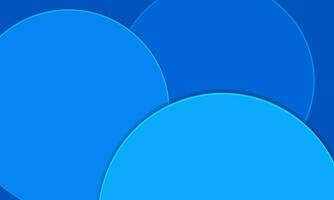 sencillo moderno antecedentes con azul circulo formas y brillante azul líneas. antecedentes adecuado para negocio, folleto, folleto revista, sitio web, póster, bandera, cubrir vector