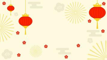 Chinese new year vector background. Background for greeting or design in chinese new year event. Lunar new year background for layout, greeting or promotion