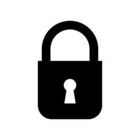 Padlock icon vector design templates simple and modern